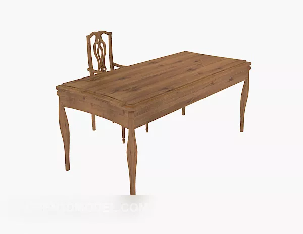 New Chinese Table Chair 3d model New Chinese Table Chair 3d model