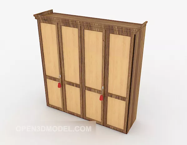 Wardrobe Ambianta With Mirror 3d model