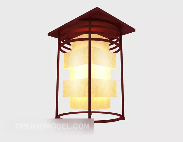 Chinese Wooden Ancient Chandelier 3d model Chinese Wooden Ancient Chandelier 3d model