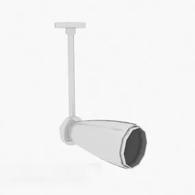 Ceiling Spotlight White Color 3d model