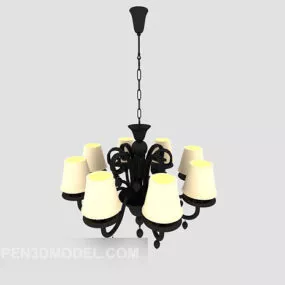 Nordic Home Chandelier Design 3d model