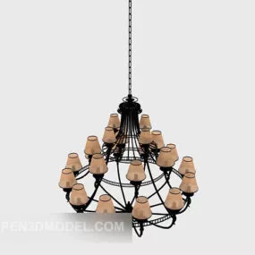 Nordic Style Chandelier Decor 3d model