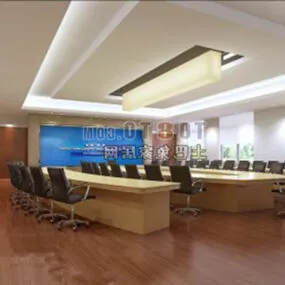 Office Space Modern Decor 3d model