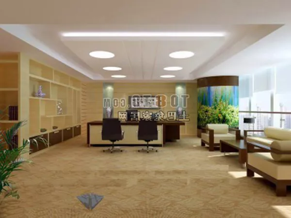 Office Hall Space Modern Interior 3d model Office Hall Space Modern Interior 3d model