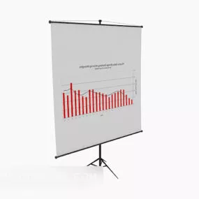Office Data Report 3d model