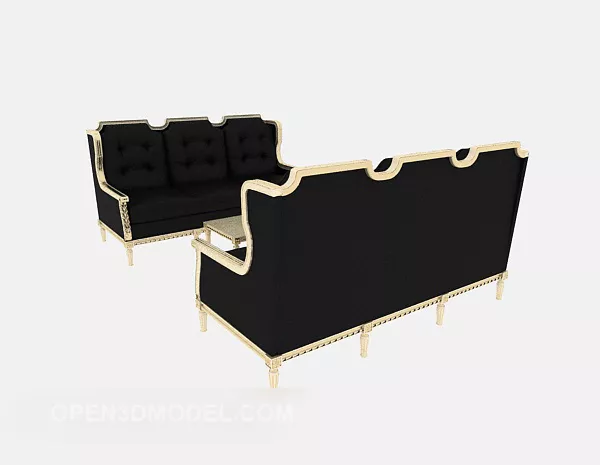 Office Area Relax Multi-person Sofa 3d model Office Area Relax Multi-person Sofa 3d model