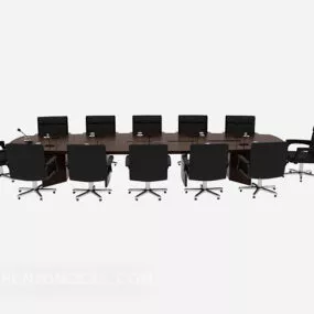 Office Meeting Table Chair Furniture 3d model