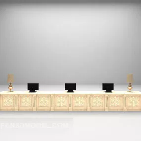 Office Reception Classic Style 3d model