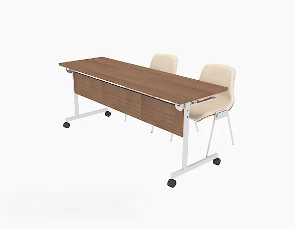 Office Solid Wood Table And Chairs Furniture 3d model Office Solid Wood Table And Chairs Furniture 3d model