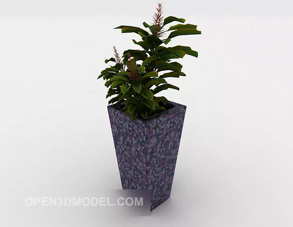 Office-watched Small Plant 3d model Office-watched Small Plant 3d model