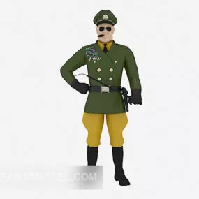 Officer Character V1 3d model
