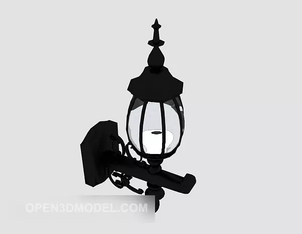 Old European Wall Lamp 3d model Old European Wall Lamp 3d model