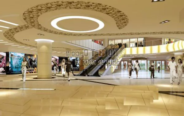 Open Mall Center Interior 3d model Open Mall Center Interior 3d model