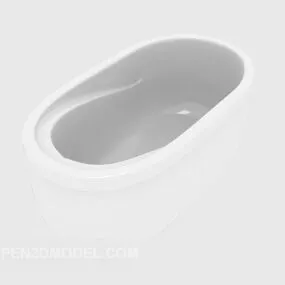 Open Bathtub 3d model
