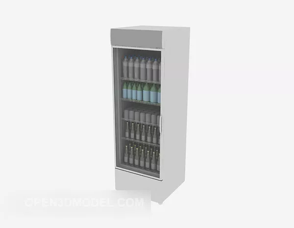 Fruit Juice Paper Packaging 3d model