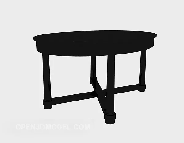 Original Home Tea Table Dark Wood 3d model Original Home Tea Table Dark Wood 3d model