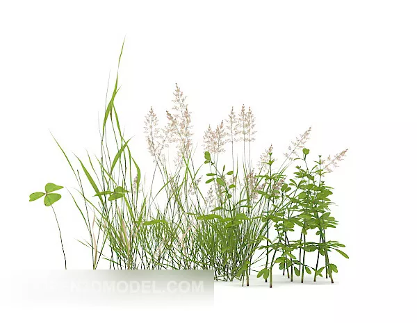 French Garden 3d model