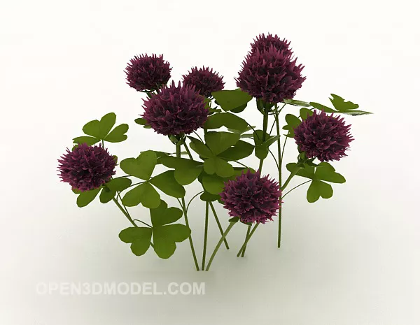 Outdoor Flowering Plant 3d model Outdoor Flowering Plant 3d model