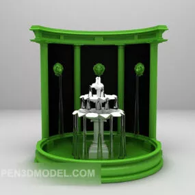 Outdoor Water Fountain 3d model