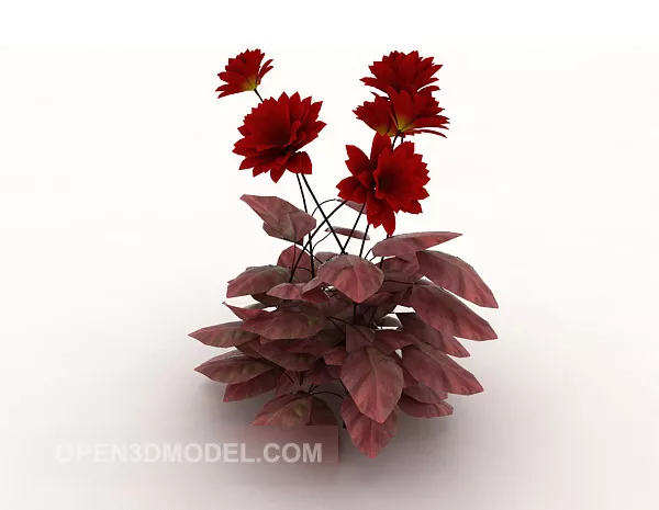 Realistic Sunflower 3d model