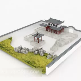Outdoor Ancient Building 3d model