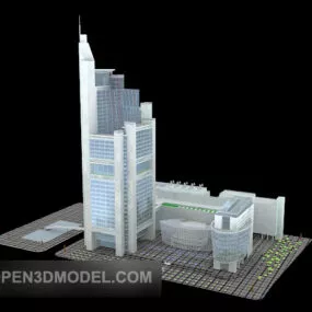 Outdoor Building Complex 3d model