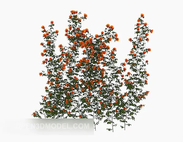 Outdoor Ornamental Flower Furniture 3d model Outdoor Ornamental Flower Furniture 3d model