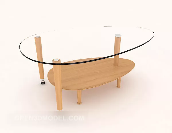 Oval Personality Coffee Table 3d model Oval Personality Coffee Table 3d model