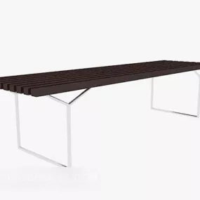 Park Bench Modernism 3d model