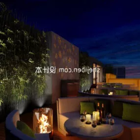 Pastoral Restaurant Network 3d model