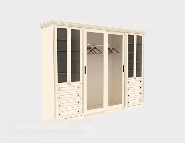 Side Wardrobe, Entrance Wardrobe 3d model