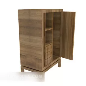 Pastoral-style Locker 3d model