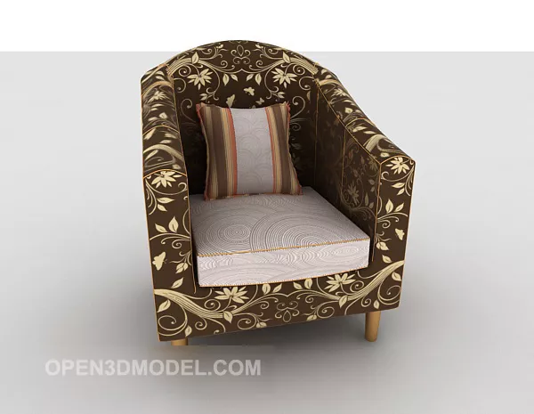 Lotus Deco Pattern 3d model
