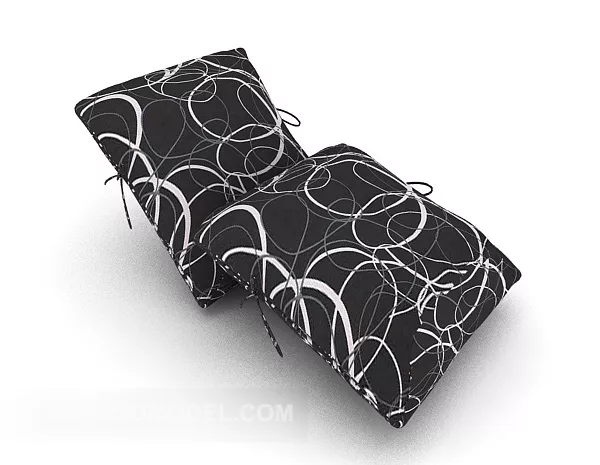 Patterned Lounge Chair 3d model Patterned Lounge Chair 3d model