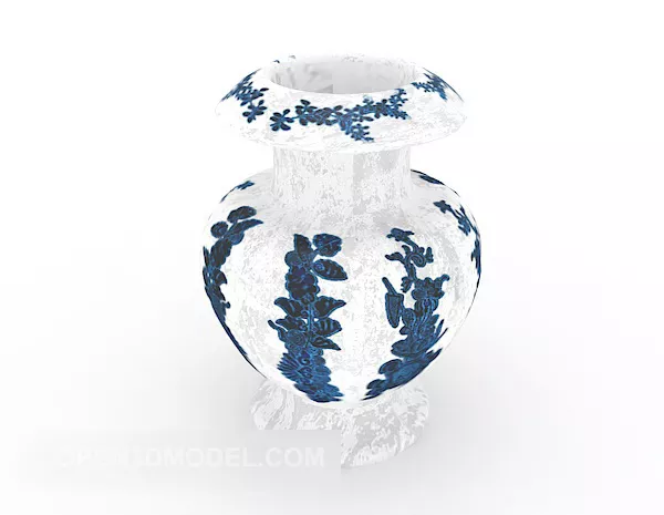 Vintage Patterned Ware 3d model Vintage Patterned Ware 3d model
