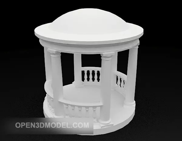 Stone Garden Pavilion 3d model