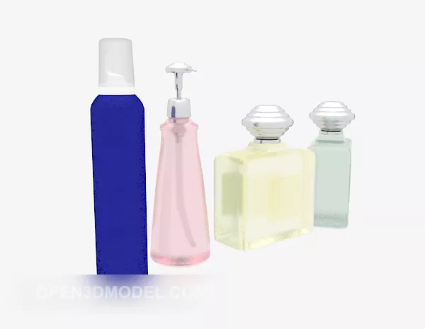 Perfume Spray Daily 3d model Perfume Spray Daily 3d model