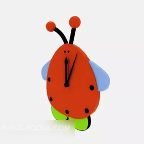 Children Alarm Clock Bee Shaped 3d model