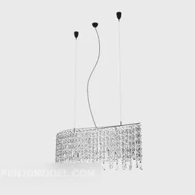Personality Crystal Chandelier 3d model