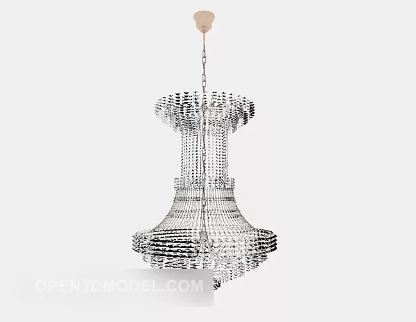 Home Design Crystal Chandelier 3d model Home Design Crystal Chandelier 3d model