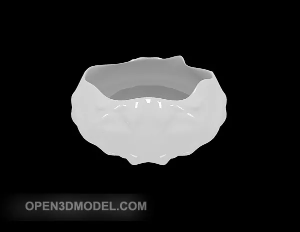 Plastic Ashtray 3d model