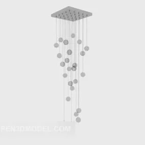 Home Ball Chandelier 3d model