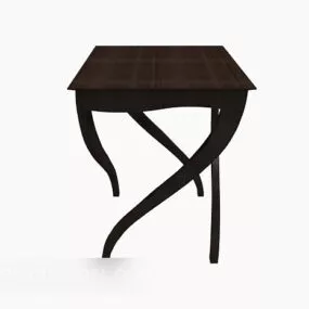 Stylized Brown Rack Wooden 3d model