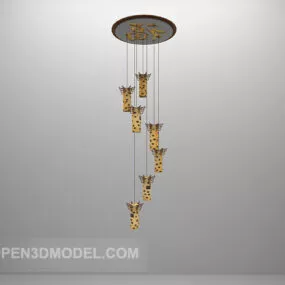 Art Chandelier 3d model