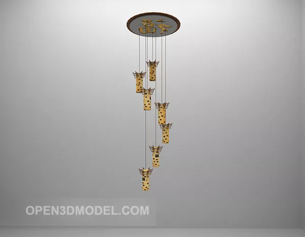 Art Chandelier 3d model Art Chandelier 3d model
