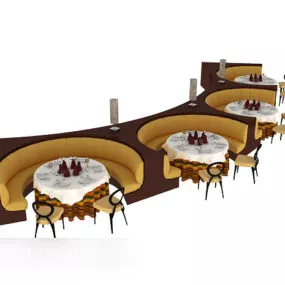 Personality Connected Table 3d model