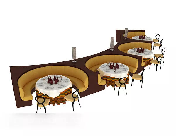 Personality Connected Table 3d model Personality Connected Table 3d model