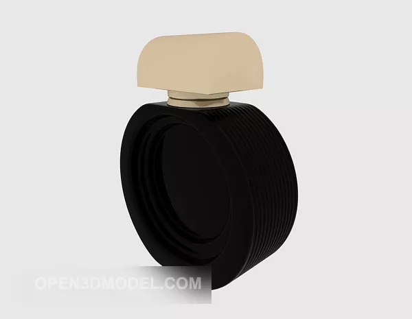 Honey Glass Bottle 3d model