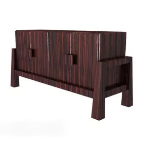 Stylized Features Side Cabinet 3d model