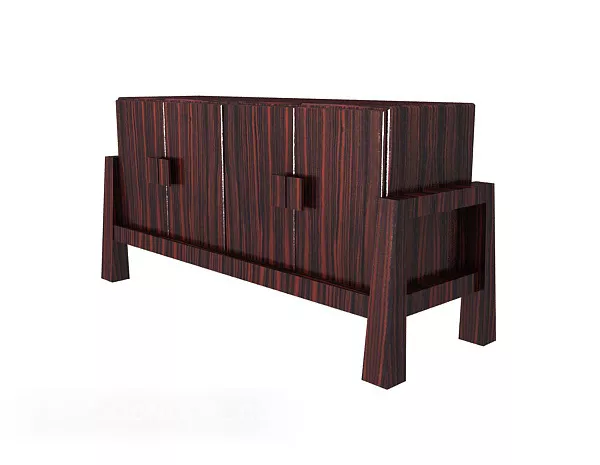 Stylized Features Side Cabinet 3d model Stylized Features Side Cabinet 3d model